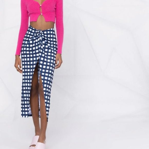 Jaquemus Cropped Cardigan Le Alzou Fushia Pink EU 44 - Picture 3 of 6